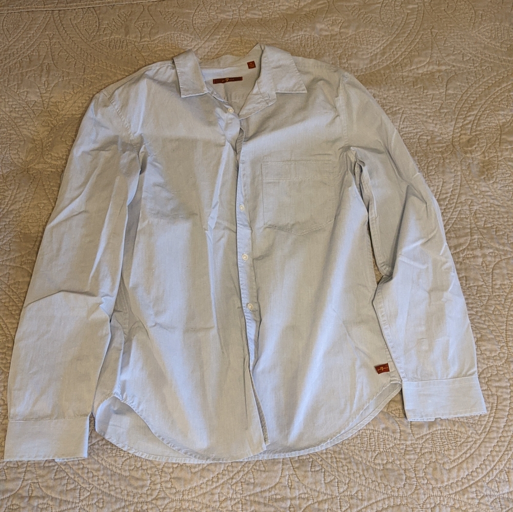 7 For All Man Kind long sleeve button up